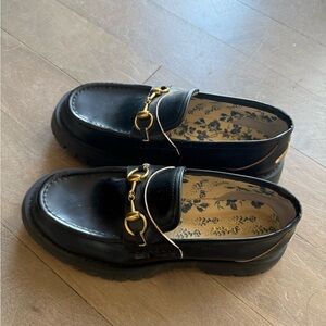 Designer inspired women’s lug sole loafers